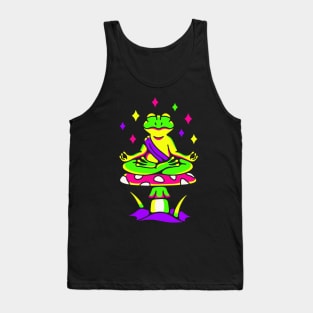 Frog zen and mushroom Tank Top